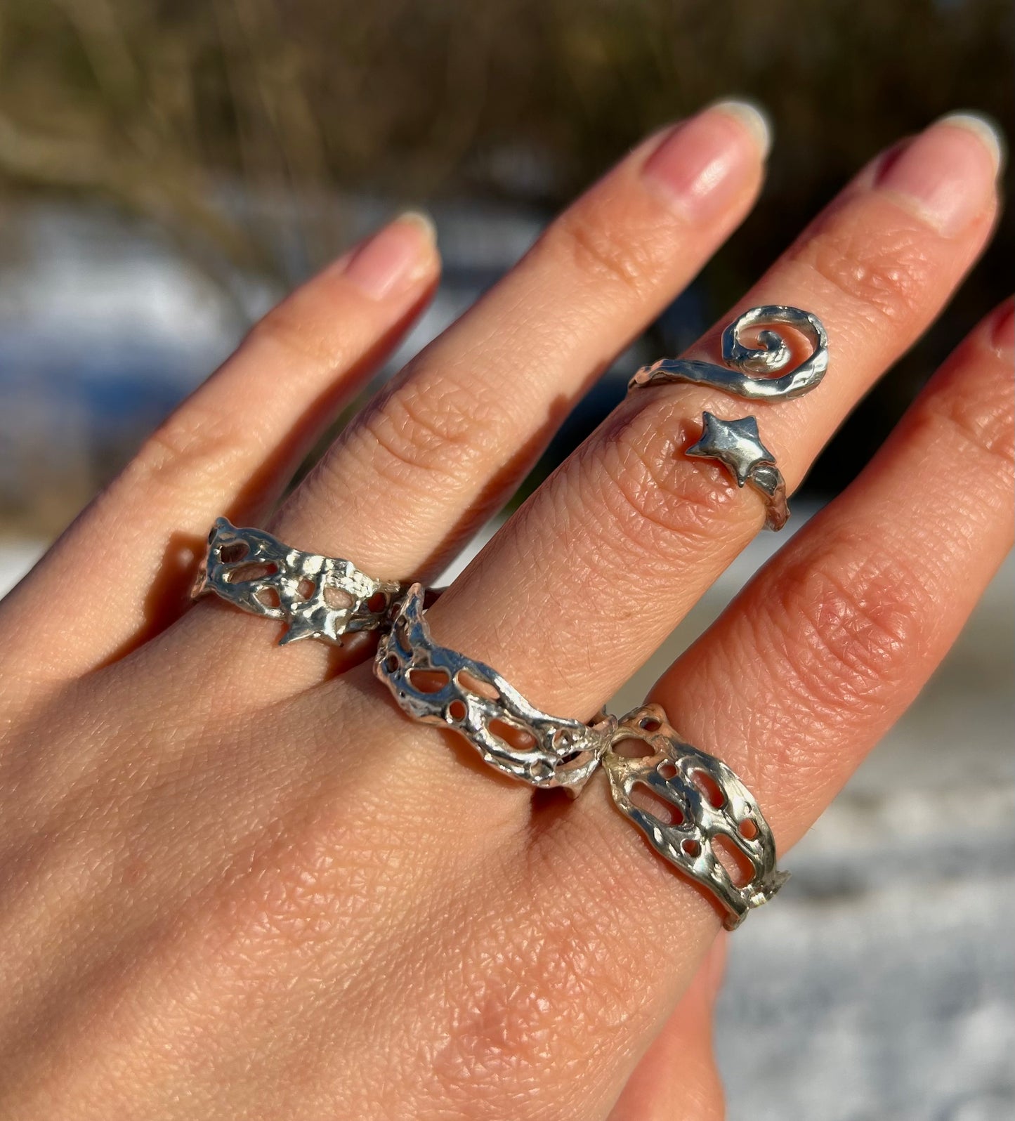 Andromeda Rings - One of a Kind