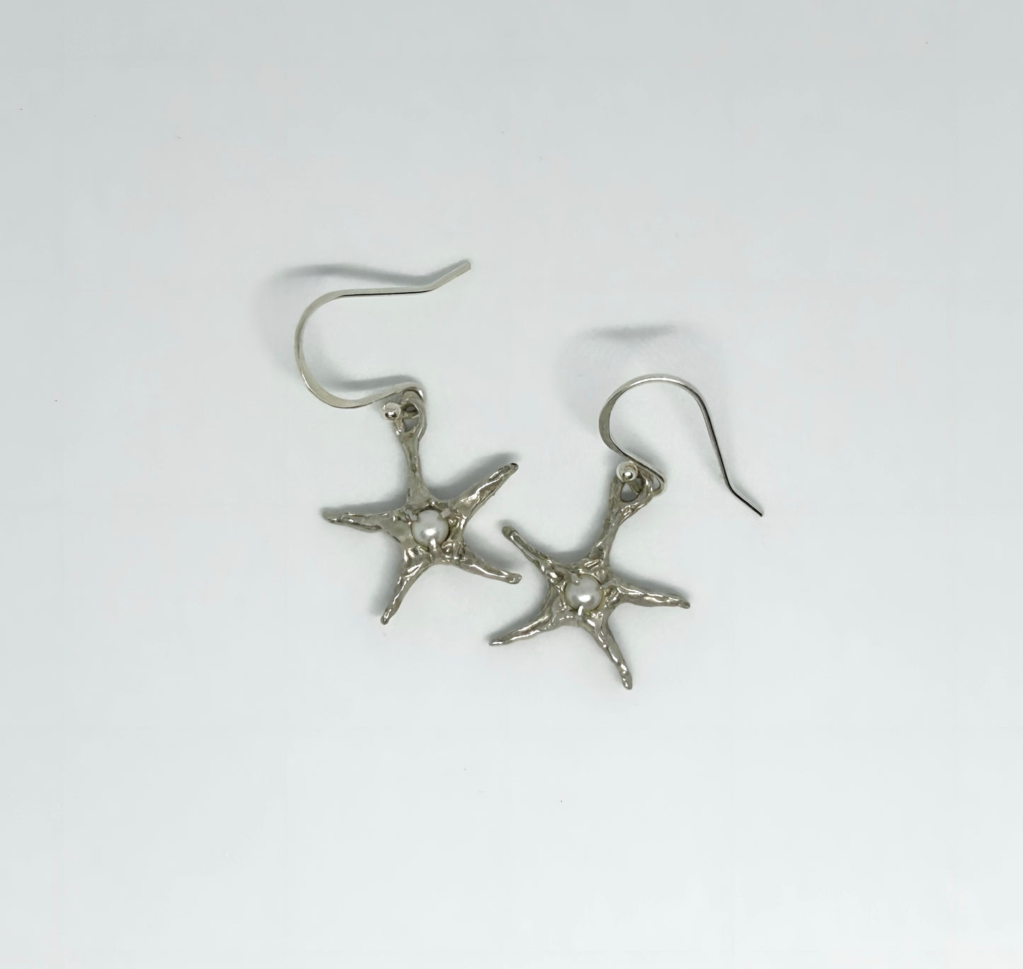 Milky Way Earrings - Handcrafted Silver Celestial Talisman