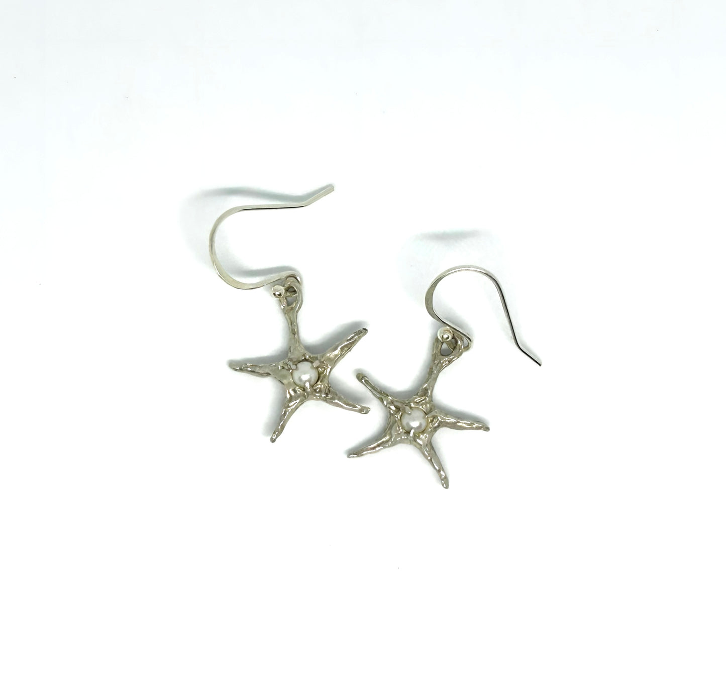 Milky Way Earrings - Handcrafted Silver Celestial Talisman