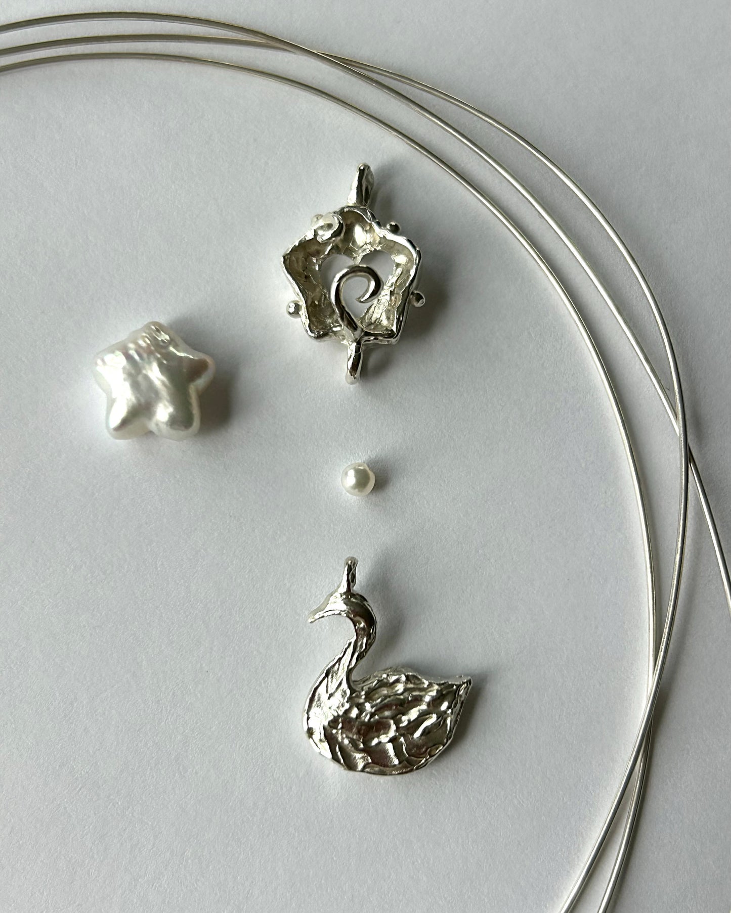 Swan Princess Necklace - One of a Kind