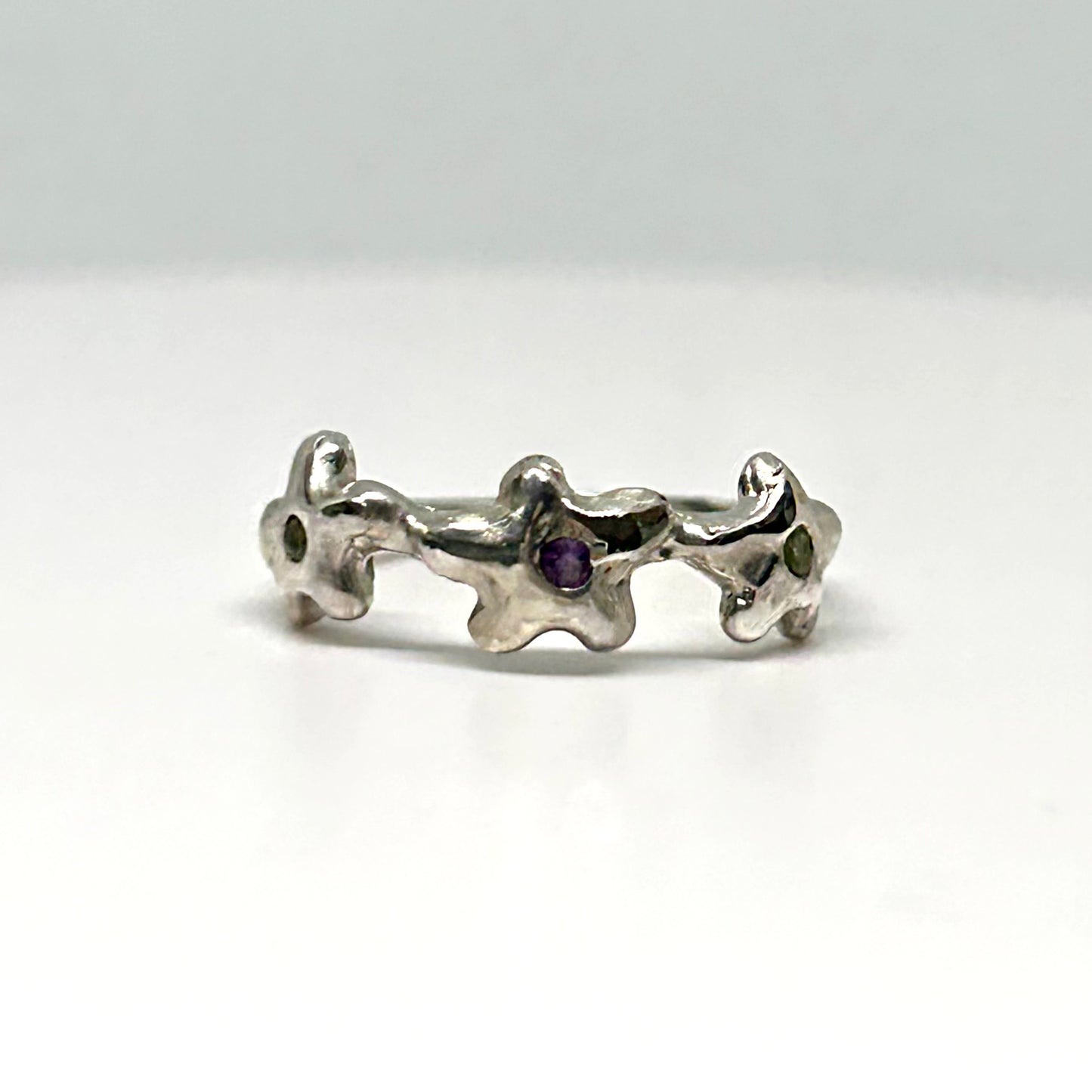 Triple Blossom Ring - US 5.5/UK K