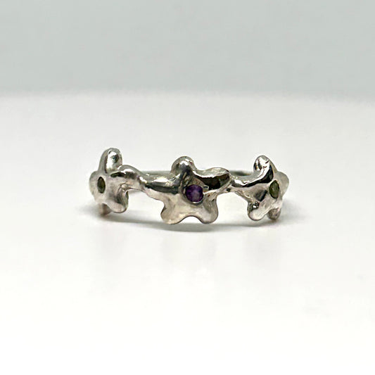 Triple Blossom Ring - US 5.5/UK K