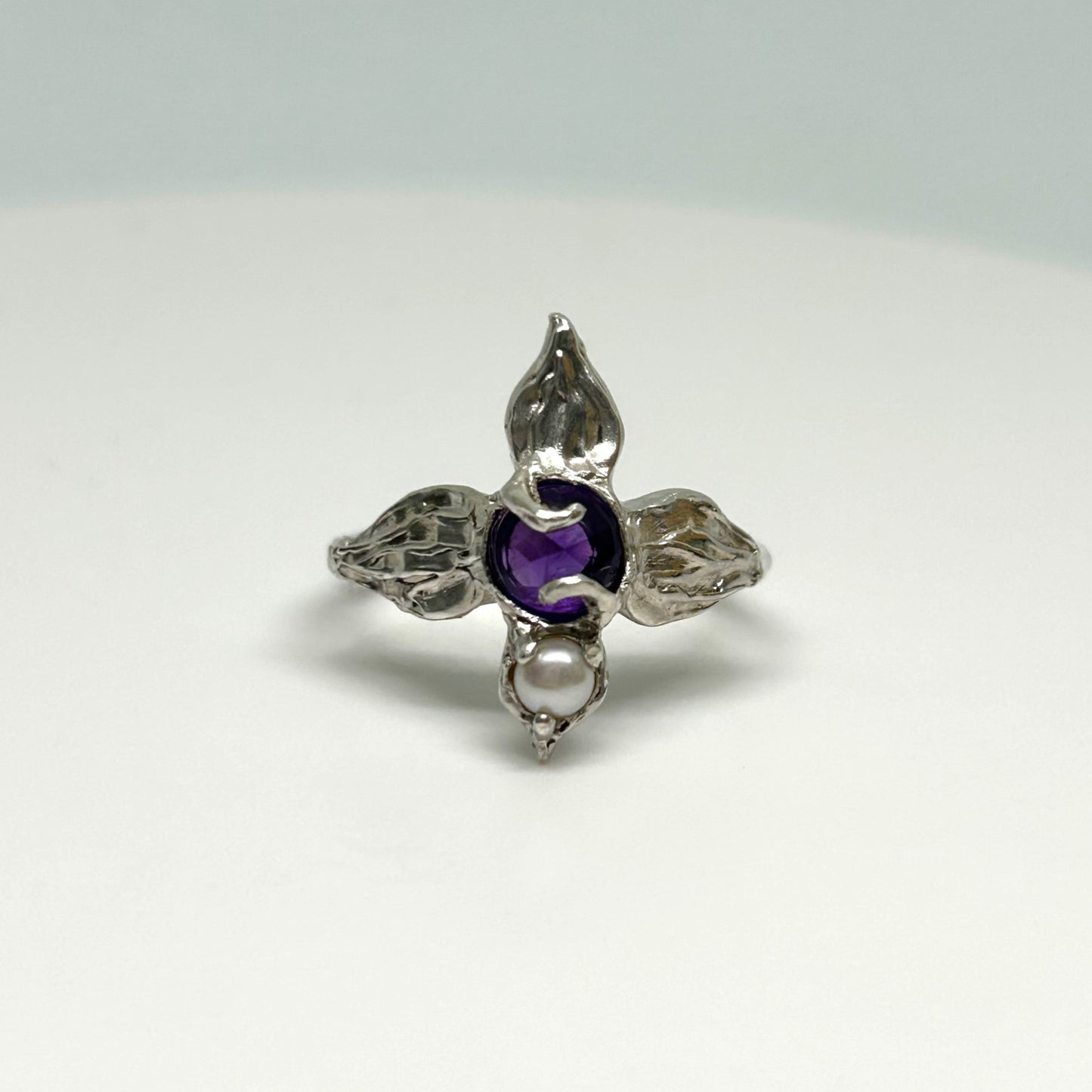 Orchid - Made To Order Sterling Silver Ring