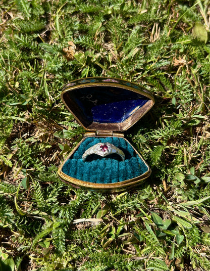 Vintage Cloisonné Ring Box