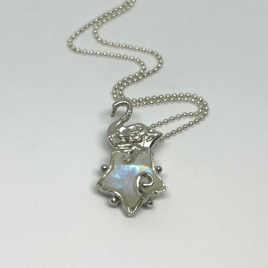 Swan Lake Necklace - One of a Kind