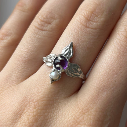 Orchid - Made To Order Sterling Silver Ring