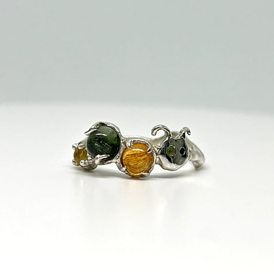 Caterpillar Ring - US 6/UK L