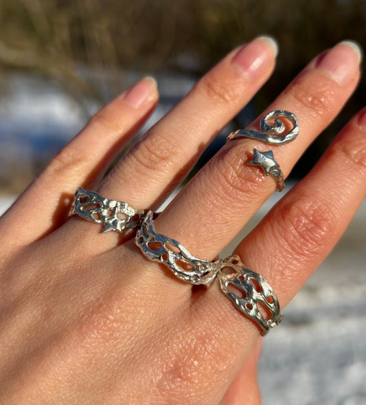 Andromeda Rings - One of a Kind