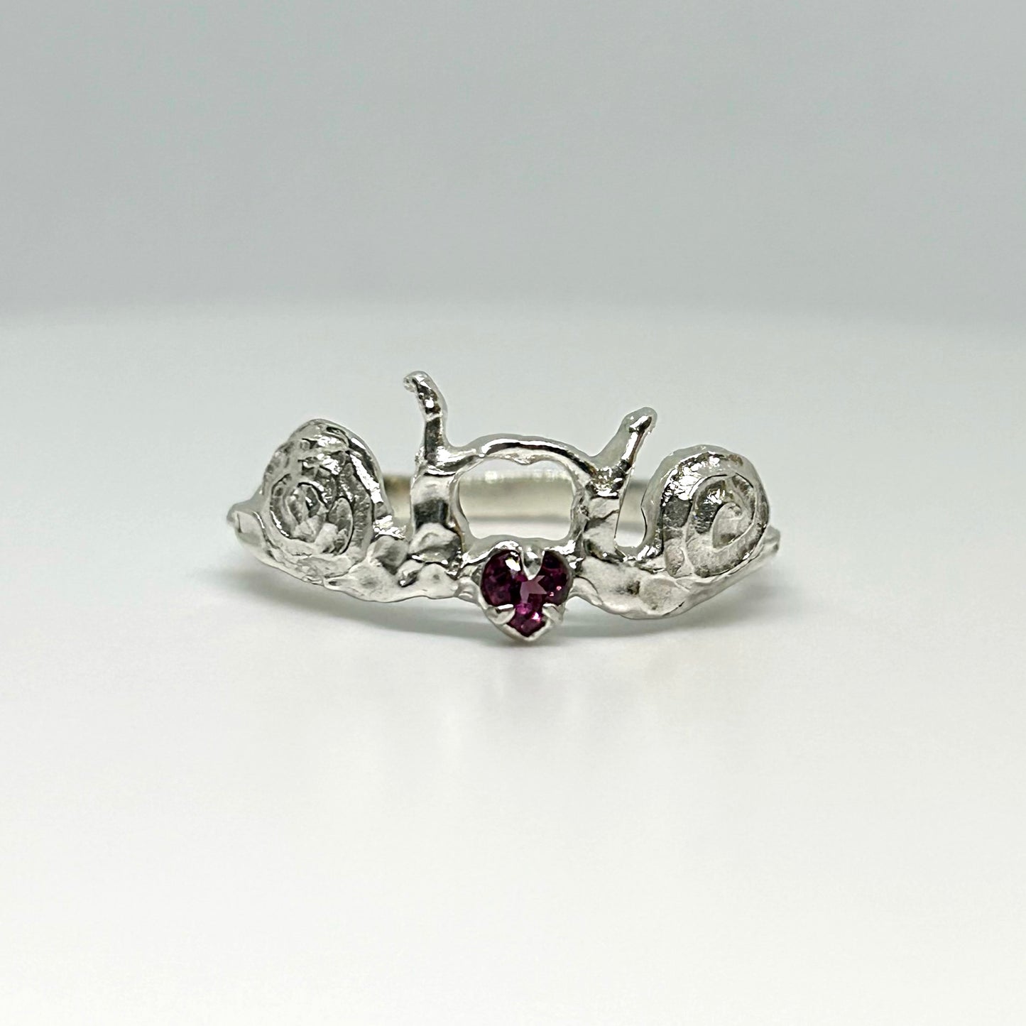 Snails in Love - Made To Order Sterling Silver Ring