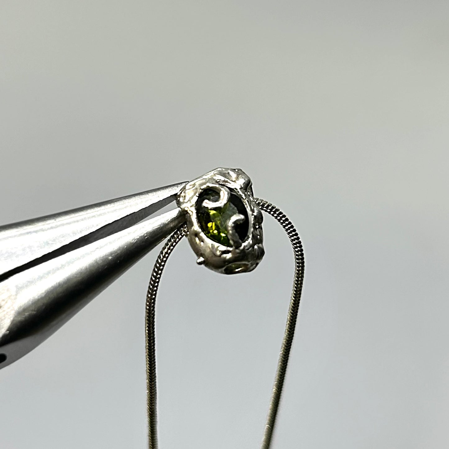 Tourmaline Vase Necklace - One of a Kind