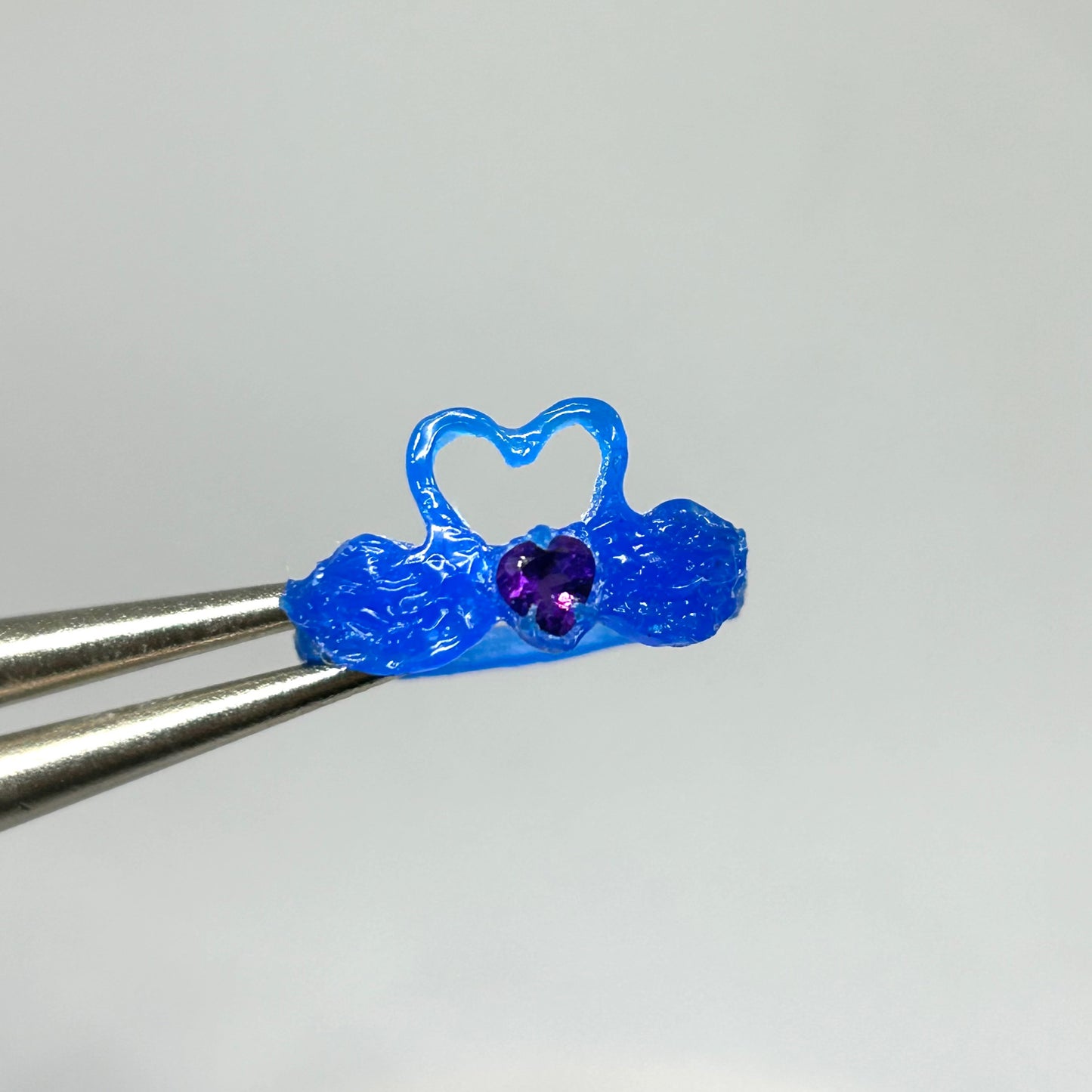 Amethyst Swans in Love - Ready To Cast