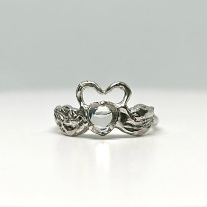 Moonstone Swans in Love - US 5.5/UK K