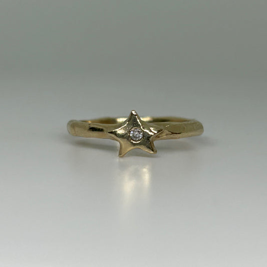 Étoile - Ready To Ship 9ct Gold Ring (US 3.5/ UK G)