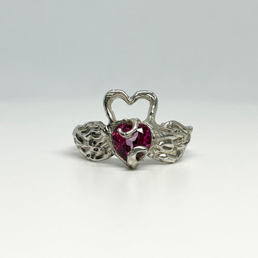 Pink Topaz Swans in Love - US 6.5/UK M