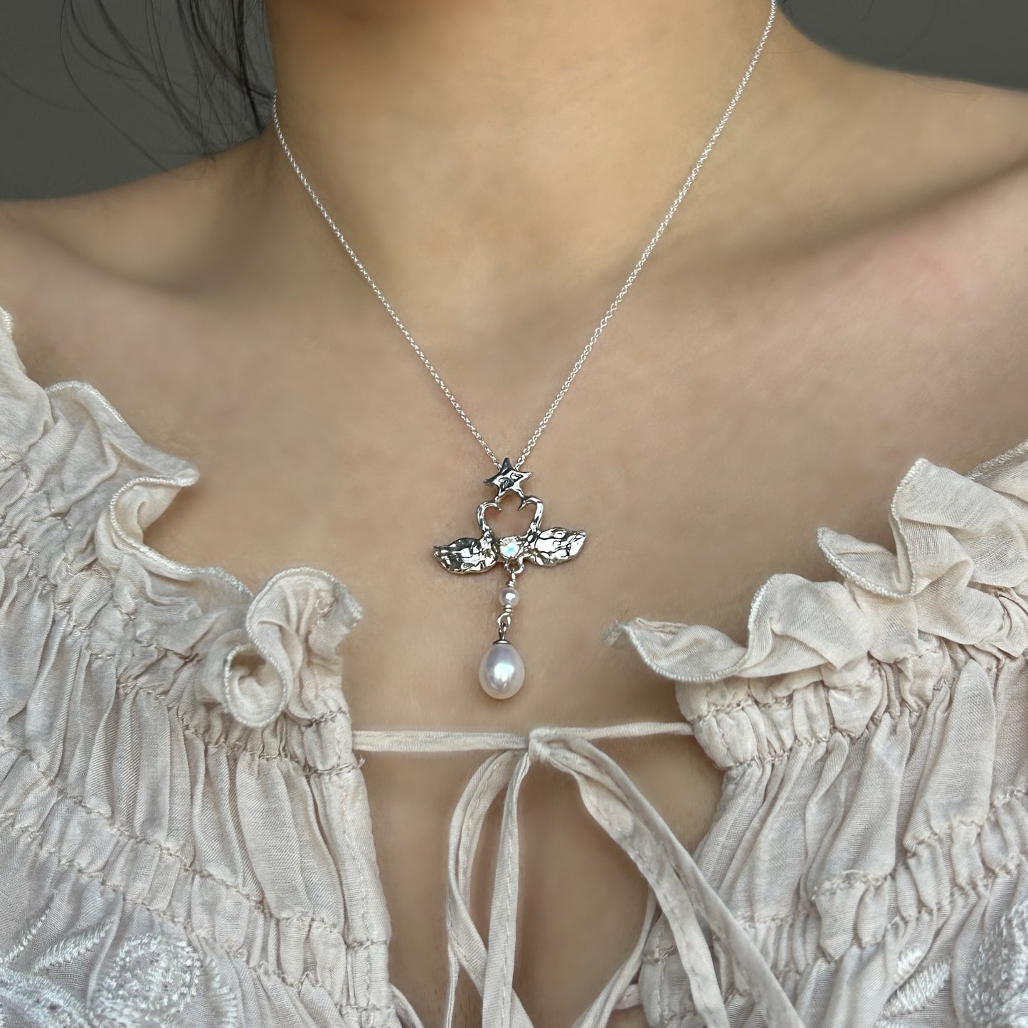 Lunaria - One of a Kind Pendant