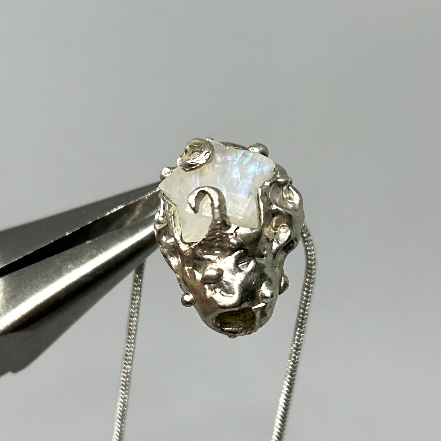 Moonstone Vase Necklace - One of a Kind