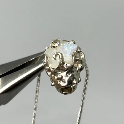 Moonstone Vase Necklace - One of a Kind