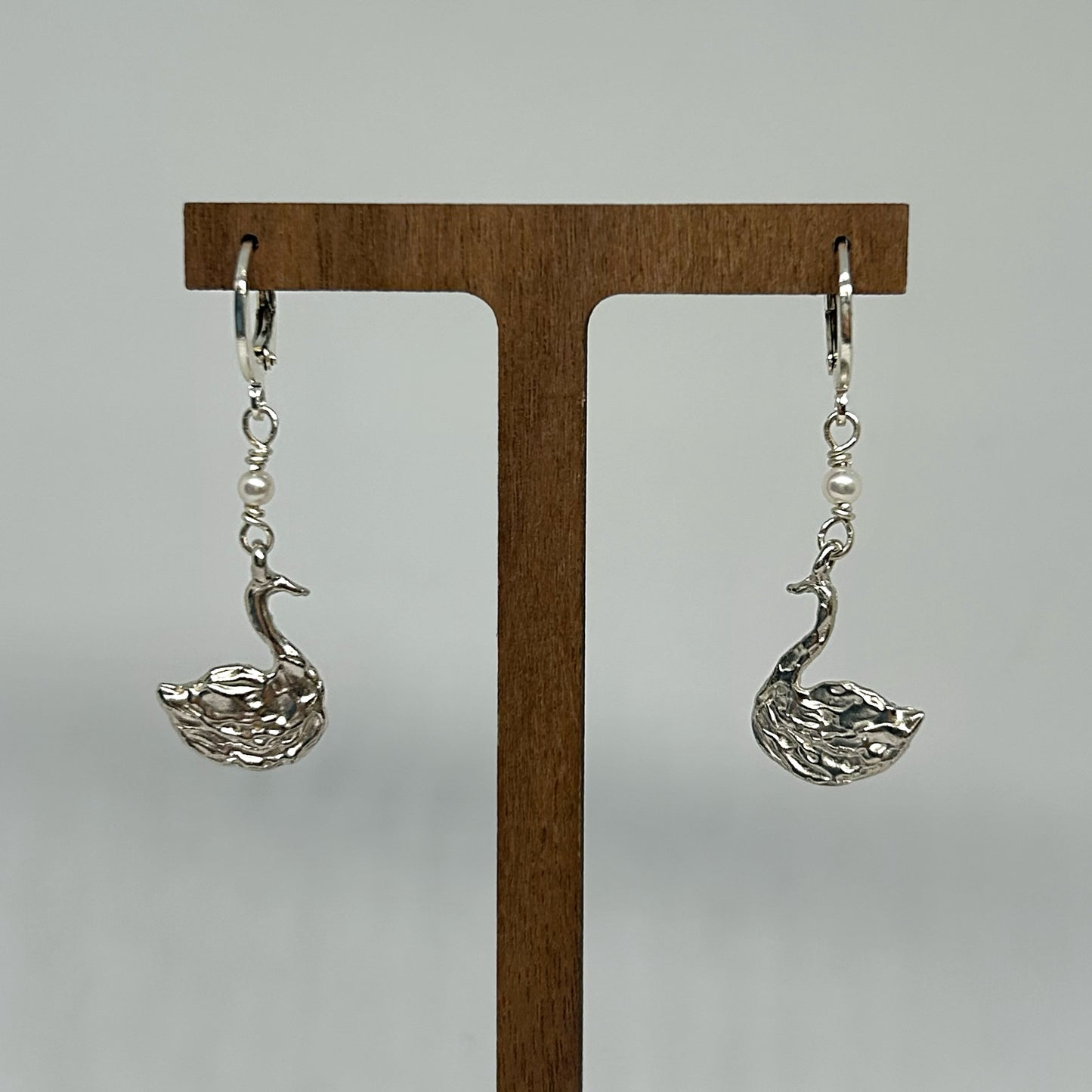 Lovebirds - Made To Order Sterling Silver Earrings