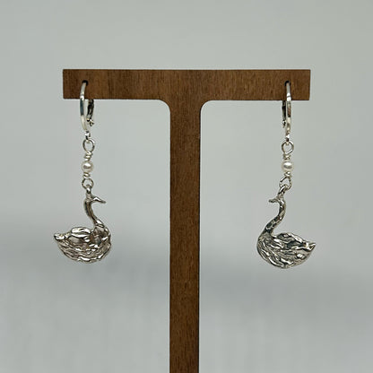 Lovebirds - Made To Order Sterling Silver Earrings