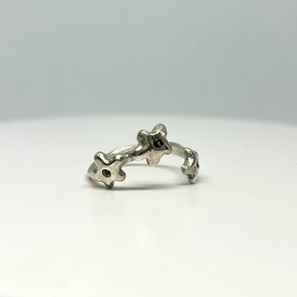 Triple Blossom Ring - Adjustable